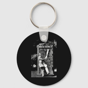 Doctor Who Peter Davison Cricket Tardis 1981 Tank  Sleutelhanger