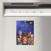 Doctor Who Rectangle Koelkastmagneet Magneet (Insitu (Vaatwasser))