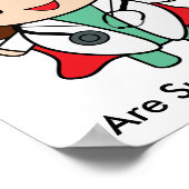 Doctor Woman Super Hero Grappig Poster (Hoek)