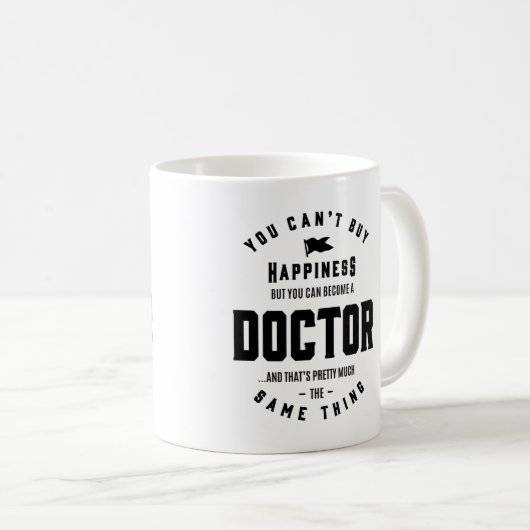 Doctor Work Title Cadeau Koffiemok (Voorkant rechts)