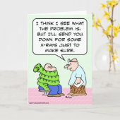 Doctor x-stralen man gewikkeld in slang kaart (Gele Bloem)