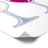 Doctor zegt dat ik bril nodig heb poster (Hoek)