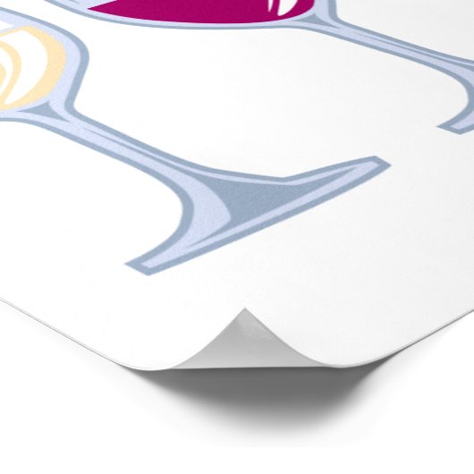 Doctor zegt dat ik bril nodig heb poster (Hoek)