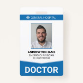 Doctor Ziekenhuisarts ID Badge (Voorkant)