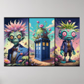 Doctor Zombie Who Poster (Voorkant)
