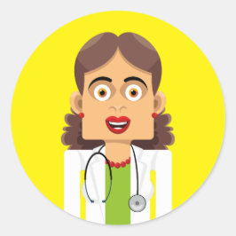 Doctora Ronde Sticker