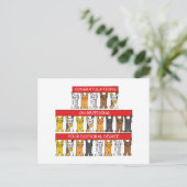 Doctoraal Degree Congratulations Briefkaart (Staand voorkant)