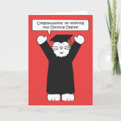 Doctoraal Degree Congratulations Kaart (Voorkant)