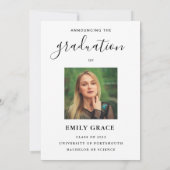 Doctoraat afstuderen afstudeerder University 2 fot Aankondiging (Achterkant)