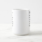 Doctoraat, een grappig slecht gedicht voor een nie koffiemok (Center)