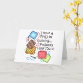 DOCTORAAT in het Watteren Kaart (Gele Bloem)