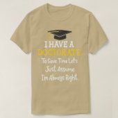 doctoraat t-shirt (Design voorkant)