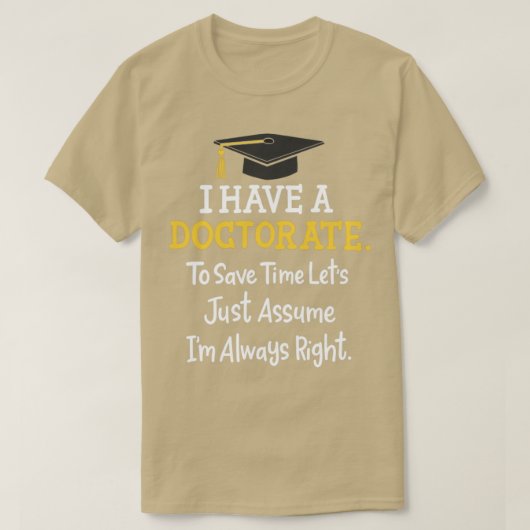 doctoraat t-shirt (Design voorkant)