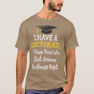 doctoraat t-shirt