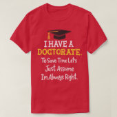 doctoraat t-shirt (Design voorkant)