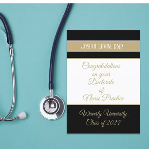 Doctoraat voor de afstudeerder van verpleegkundige kaart