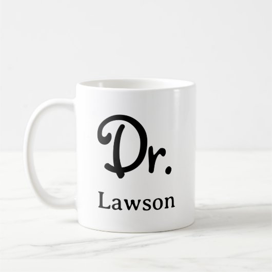 Doctoraatsafstuderen Koffiemok (Links)