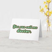 Doctoraatsdiploma's en schoolboeken Afstuderen Kaart (Gele Bloem)