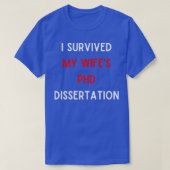 Doctoraatsstudent voor overlevingspensioen Afstude T-shirt (Design voorkant)