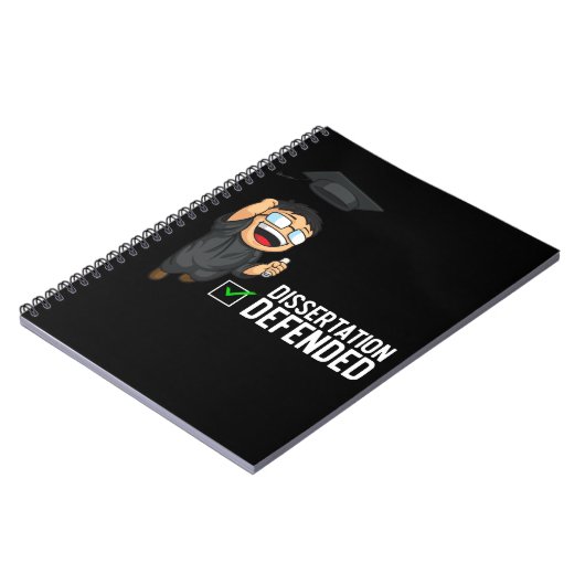 Doctorate Afstuderen Dissertation Defense PhD Notitieboek (Linkerzijde)