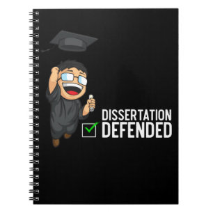 Doctorate Afstuderen Dissertation Defense PhD Notitieboek