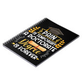 Doctorate Dissertation Defense PhD Afstuderen Notitieboek (Linkerzijde)