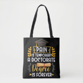 Doctorate Dissertation Defense PhD Afstuderen Tote Bag (Voorkant)