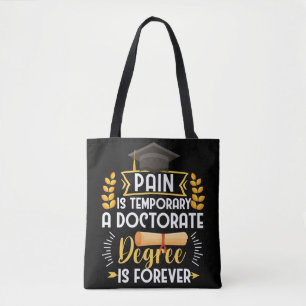 Doctorate Dissertation Defense PhD Afstuderen Tote Bag