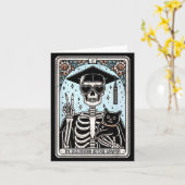 Doctorate Dissertation Phd Grad Tarot Illustration Kaart (Gele Bloem)