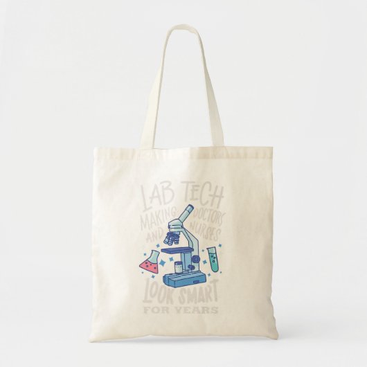 Doctoren en verpleegkundigen Laboratoriumtechnolog Tote Bag (Voorkant)