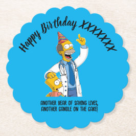DOCTORS BIRTHDAY anti-stress psychiatry Kartonnen Onderzetters