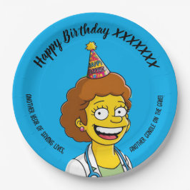 DOCTORS BIRTHDAY blue pediatric fun girl Papieren Bordje