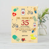  Doctor's birthday   Kaart (Staand voorkant)