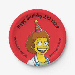 DOCTORS BIRTHDAY red pediatric anti-stress Papieren Bordje