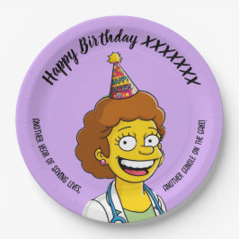 DOCTORS BIRTHDAY violet pediatric fun girl Papieren Bordje