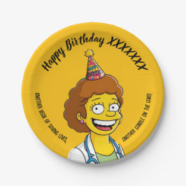 DOCTORS BIRTHDAY yellow pediatric anti-stress Papieren Bordje