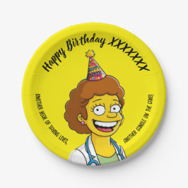 DOCTORS BIRTHDAY yellow pediatric anti-stress Papieren Bordje