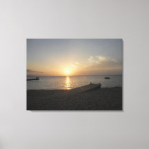 Doctor's Cave Beach, Jamaica Zonsondergang april 2