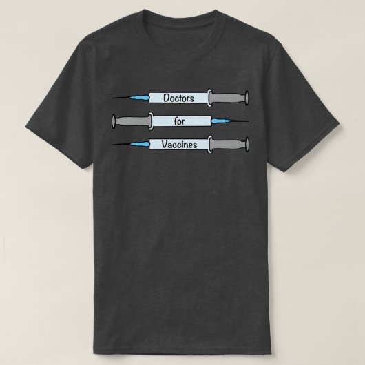 Doctors for Vaccines 2 T-shirt (Design voorkant)