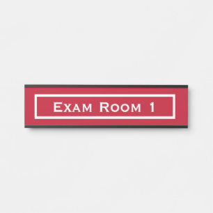 Doctor's Kantoor Dentist Exam Room Deurbord Deurbordje
