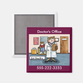 Doctor's Kantoor Magnet (Voorkant / Achterkant)