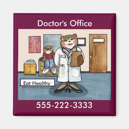 Doctor's Kantoor Magnet (Voorkant)