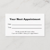 Doctor's Medical Office Your Next Appointment Card Afsprakenkaartje (Voorkant)