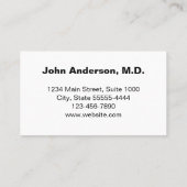 Doctor's Medical Office Your Next Appointment Card Afsprakenkaartje (Achterkant)