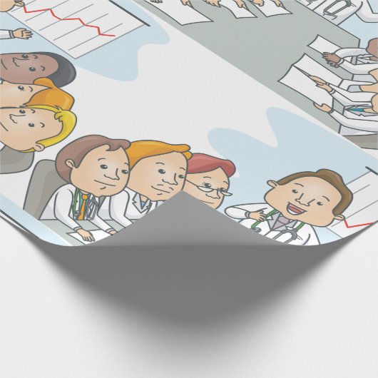 Doctors Meeting Cadeaupapier (Hoek)