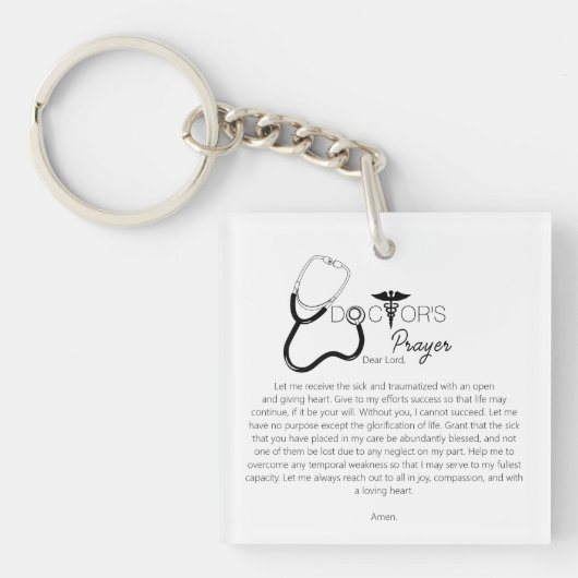 Doctors Prayer Sleutelhanger (voorkant)