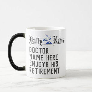 Doctor's Retirement Gift Headline Nieuws Magische Mok