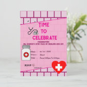 Doctor's stylish birthday kaart (Staand voorkant)