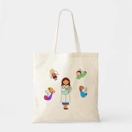 Doctors Surrounded by Angels Tote Bag (Voorkant)