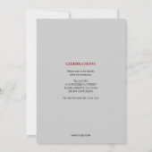 Doctor's White Coat Medical Afstuderen Invitation Kaart (Achterkant)